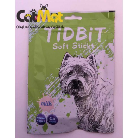 تشویقی مدادی نرم Tidbit مخصوص سگ 9 عددی با طعم شیر