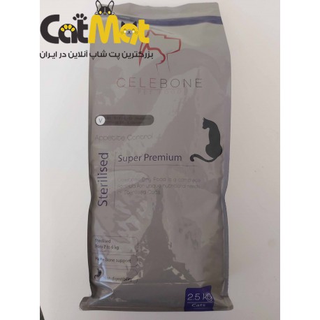 غذا خشک گربه عقیم شده 2/5 کیلویی cel ebon