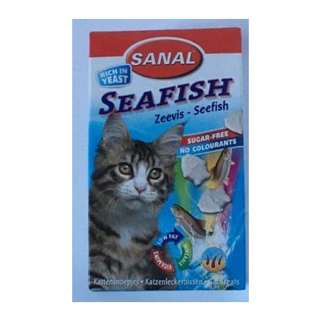 قرص گربه به همراه ویتامین با طعم ماهی دریایی